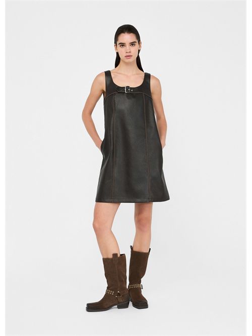 Vestito corto in tessuto spalmato LIU JO | MF5314E1051/X0558